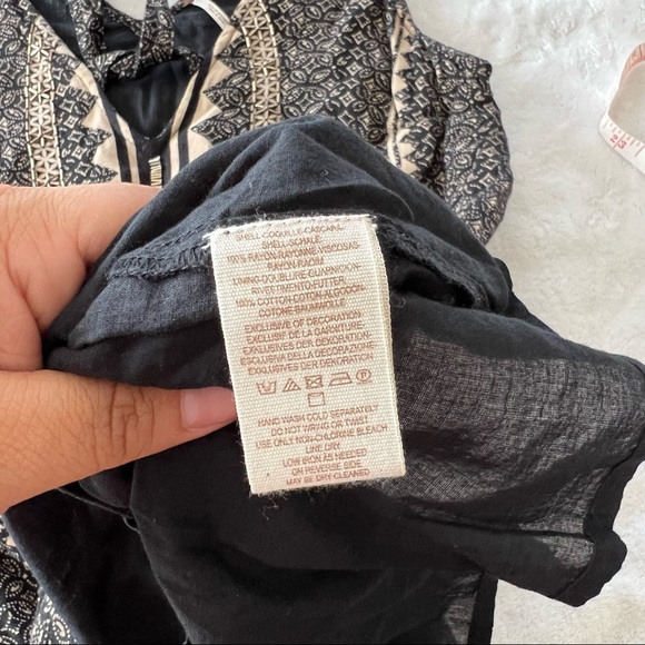 Free People Diamonds & Snakes Mini Dress in Black Combo - Picture 4 of 7